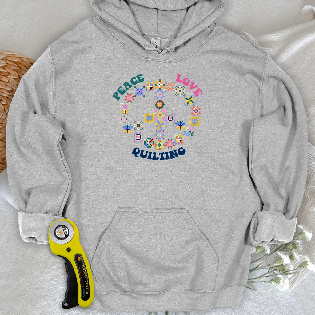 Quilting Brings Peace Hoodie