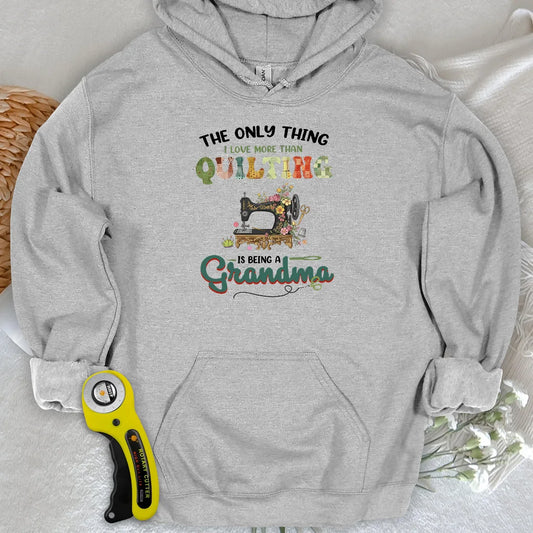 Quilting Comes Second Hoodie