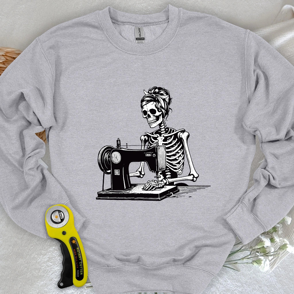 Quilting Skeleton Sweatshirt