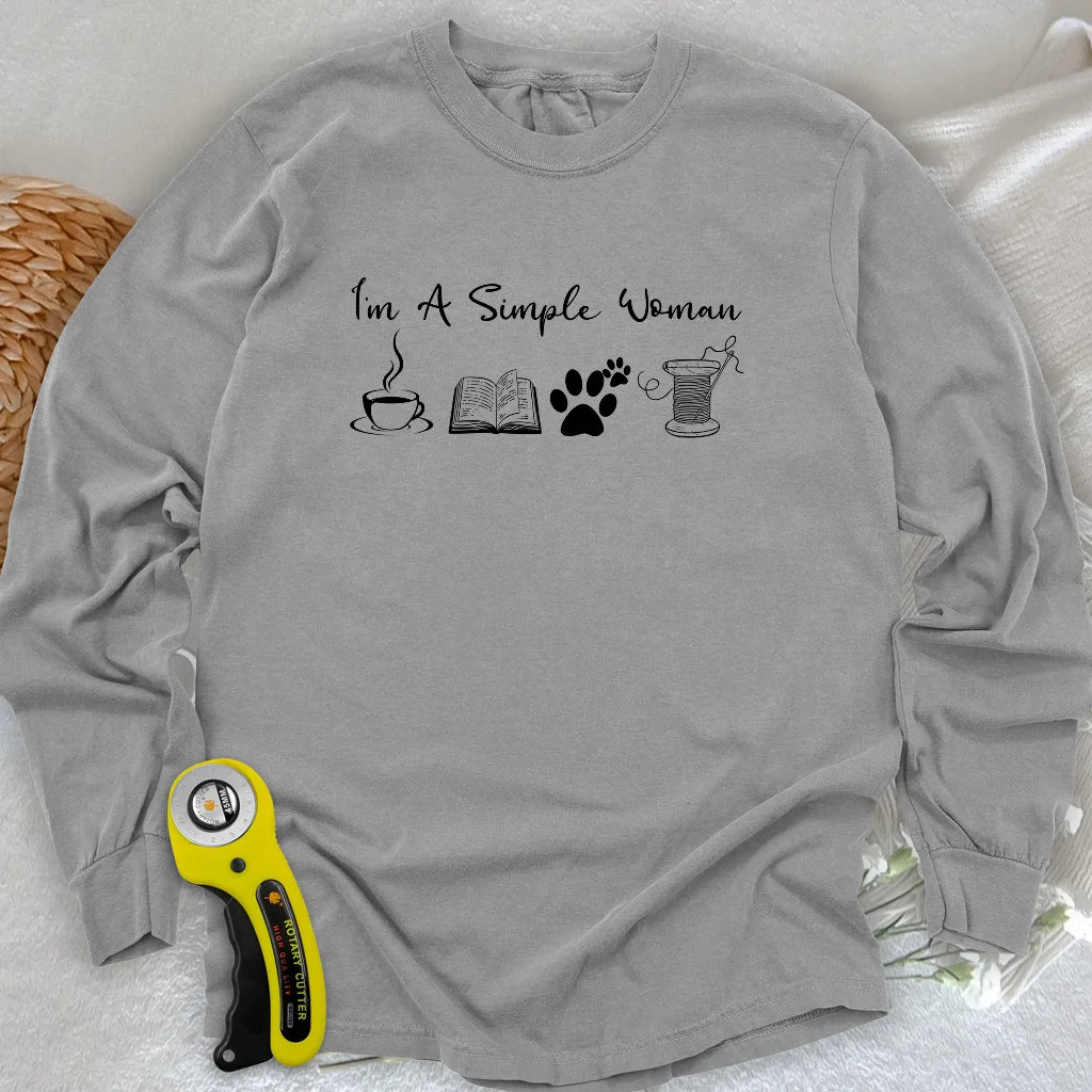 T-shirt à manches longues pour femme – Motif matelassage