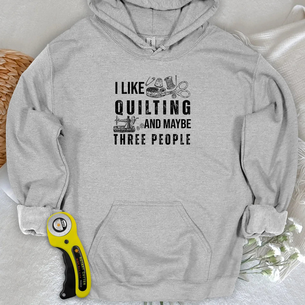 Quilting & 3-Personen Hoodie