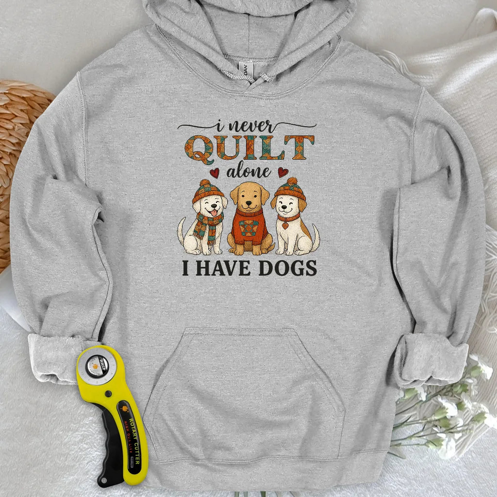 Quilting with Paws Hoodie