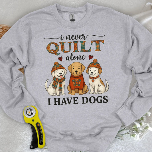 Quilting with Paws Sweatshirt