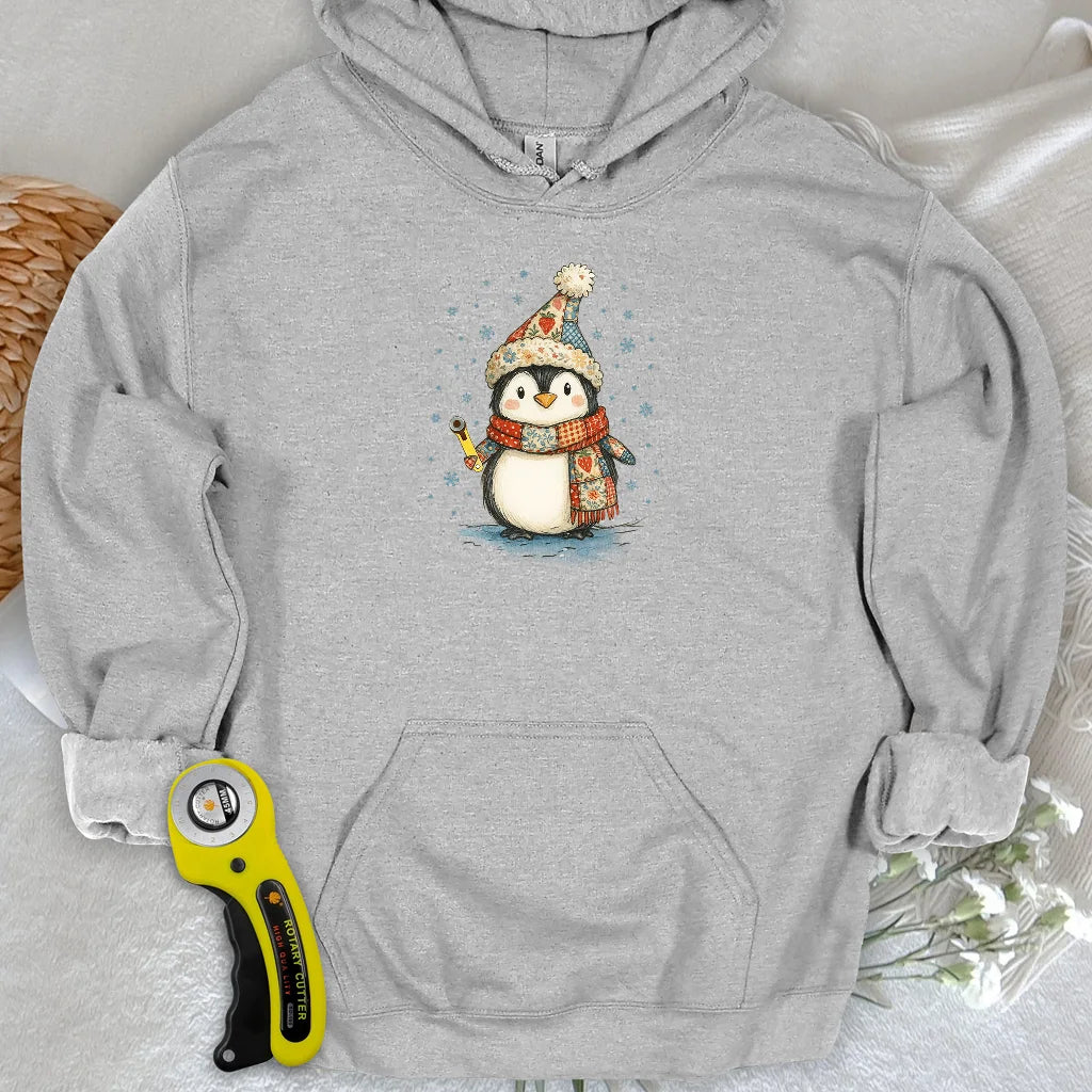 Sweat à capuche Pingouin douillet