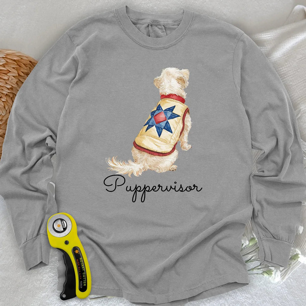 T-shirt manches longues Quilty Pup Star
