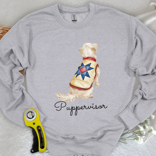 Quilty Pup Star Sweatshirt