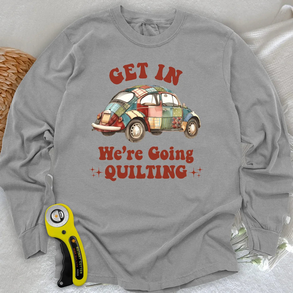 Quilty Road Trip Bug Langarm-T-Shirt