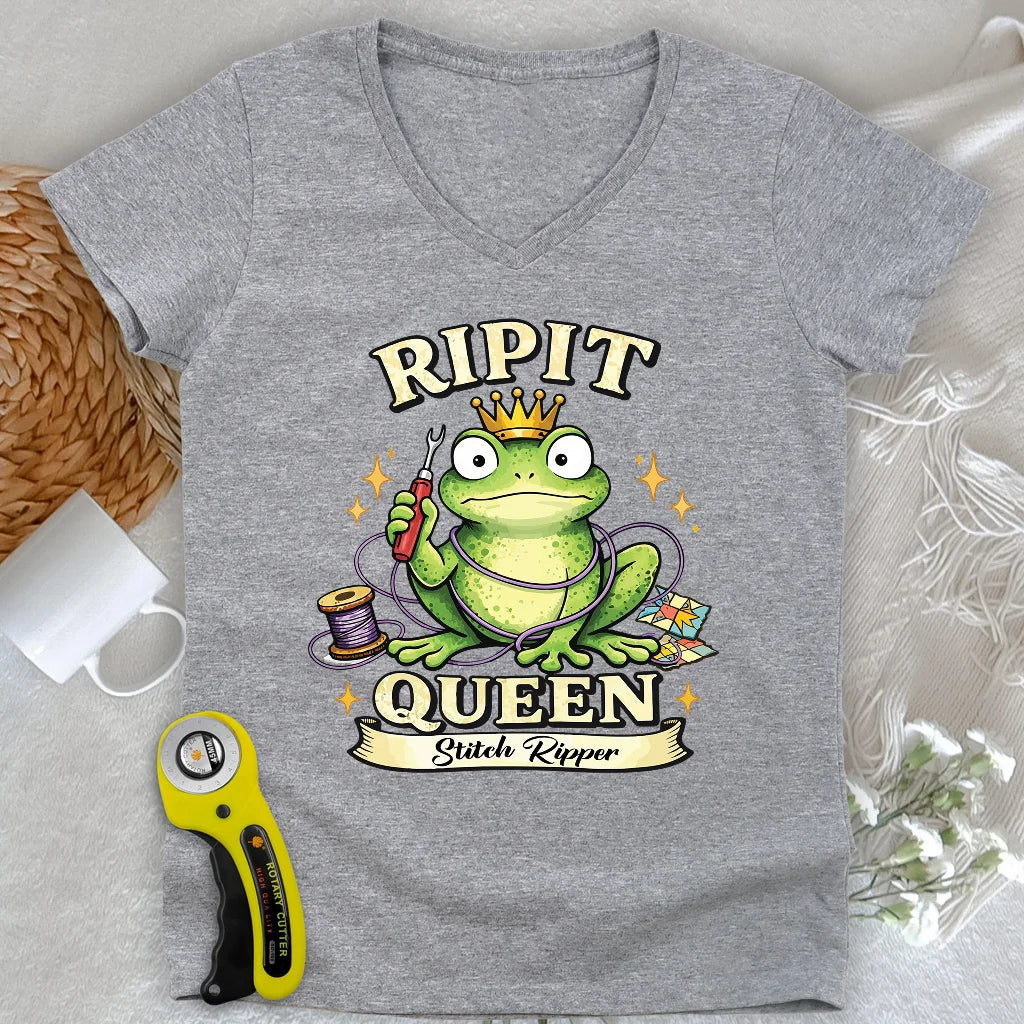 RIPIT Queen Lady V-neck