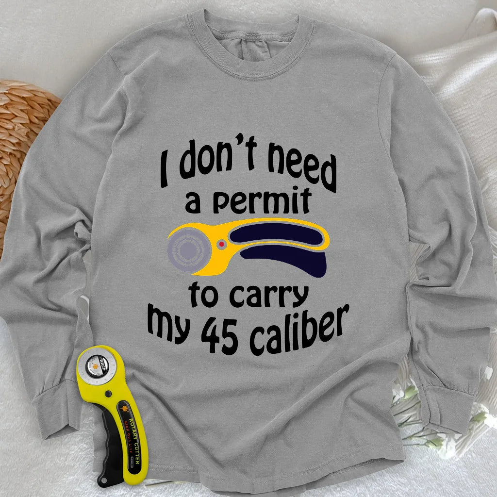 45 Caliber Long Sleeve T-shirt