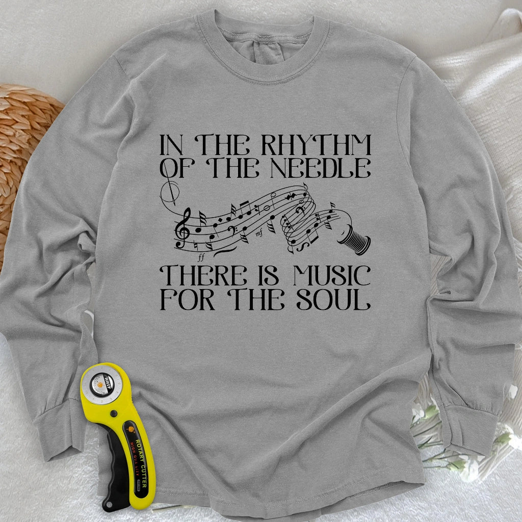Rhythm Of Needle Long Sleeve T-shirt