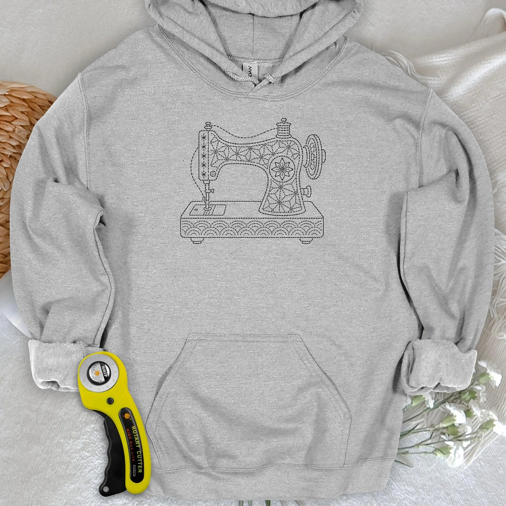 Sashiko Sewing Machine Hoodie