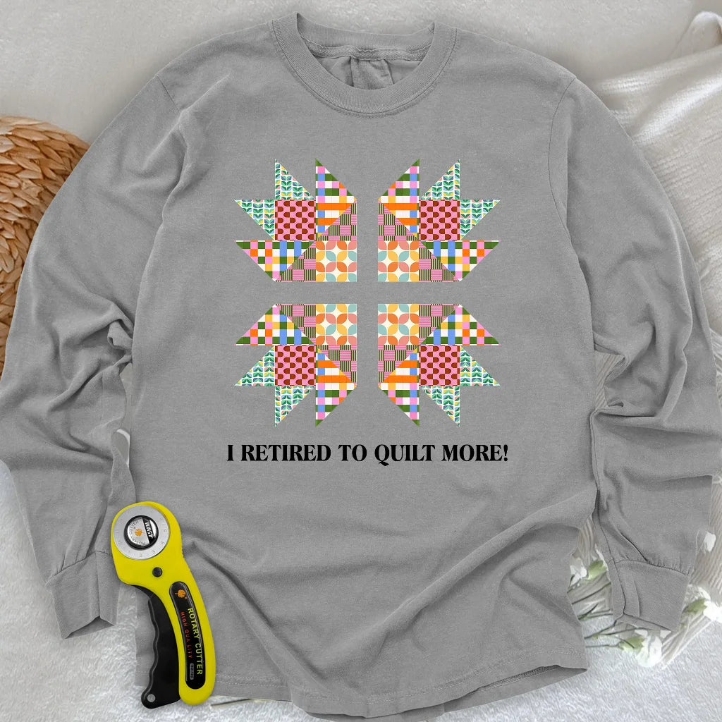 Sew Full-Time Long Sleeve T-shirt