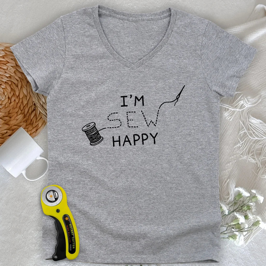 Sew Happy Femme Col V
