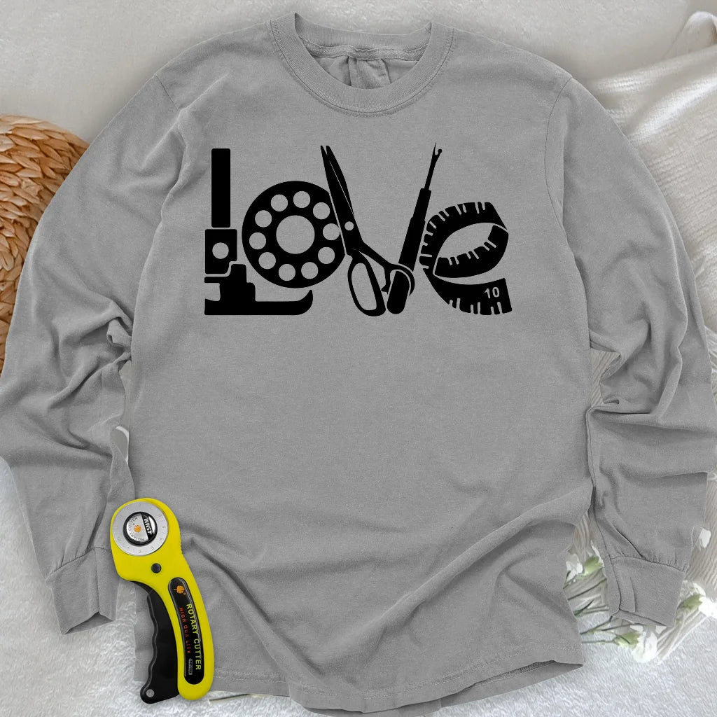 T-shirt à manches longues Sew In Love