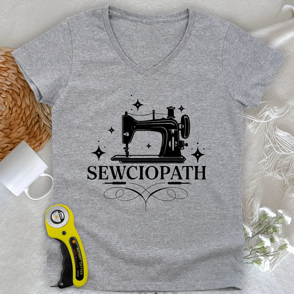 Sewciopath Lady V-neck