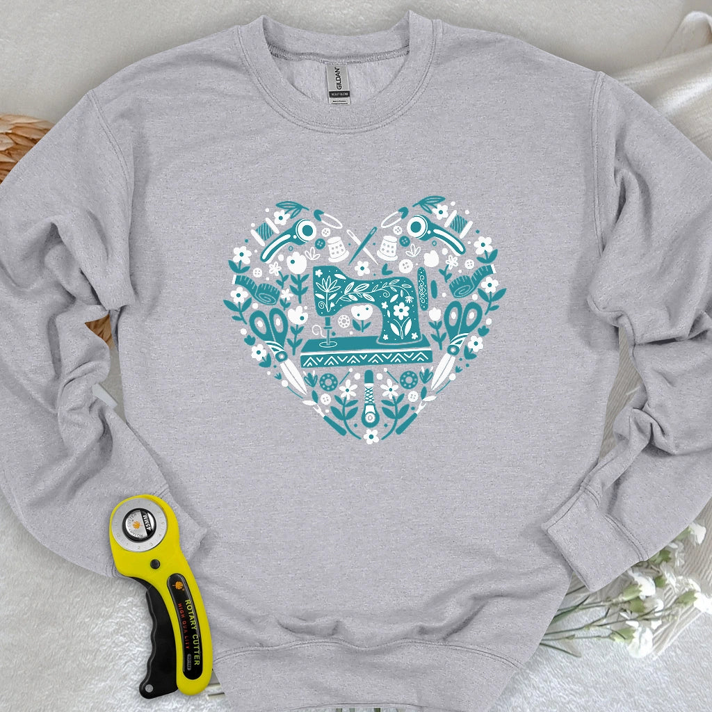 Sweat-shirt d'art populaire couture