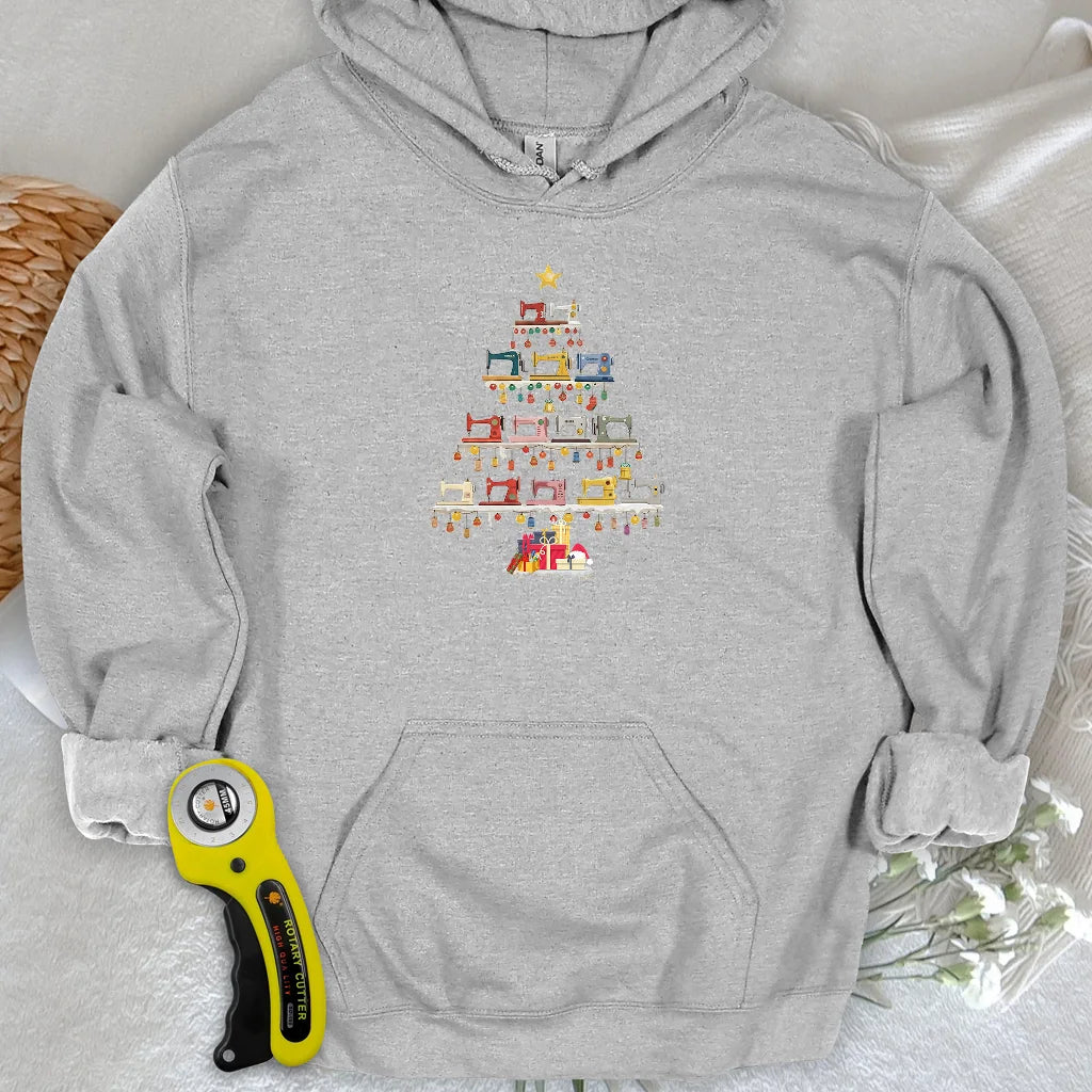 Sewing Machine Tree Hoodie
