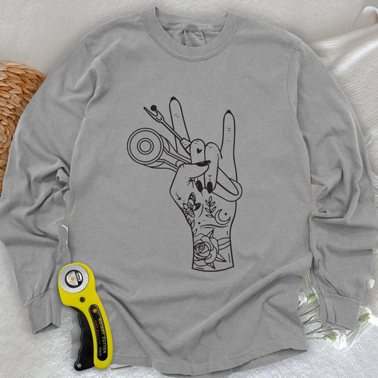 Sewing Rock Long Sleeve T-shirt