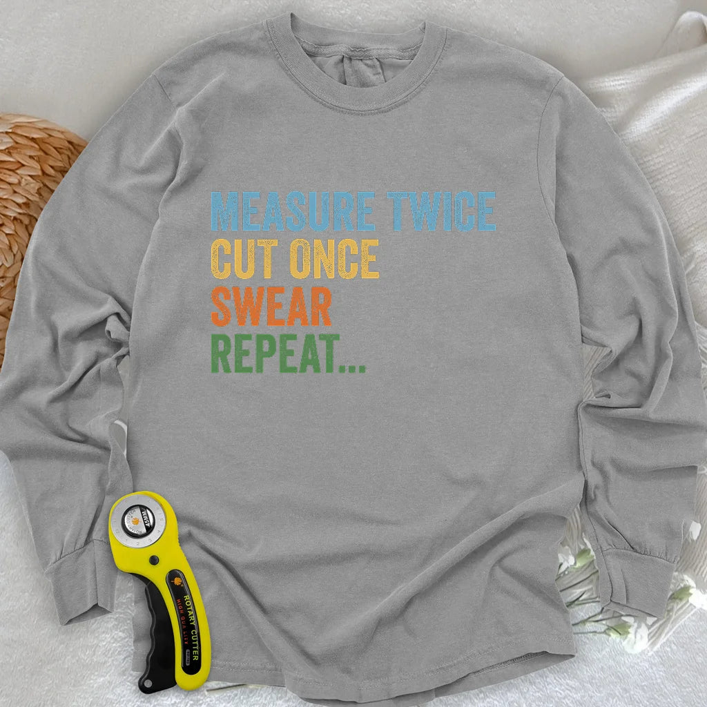 Nähprobleme Langarm-T-Shirt