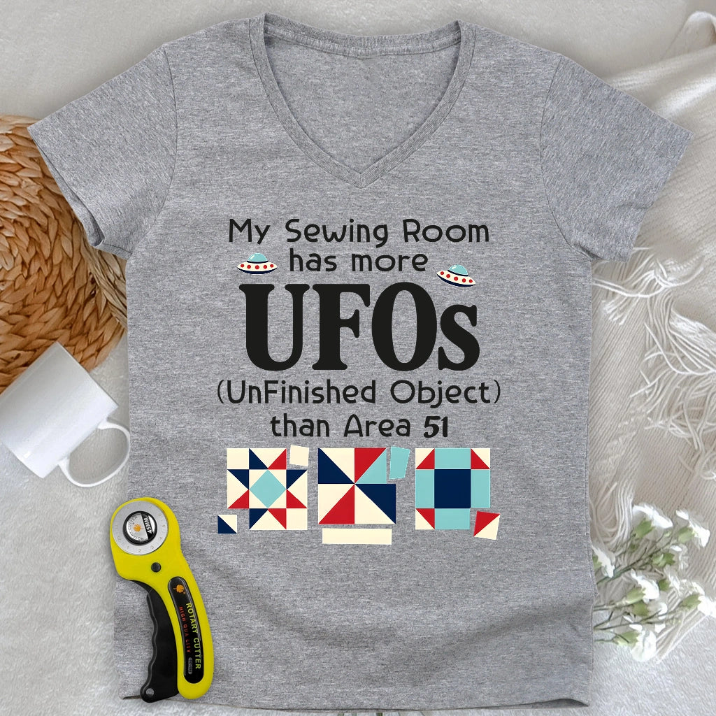 Sewing UFOs Lady V-neck