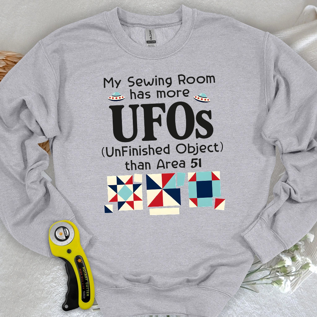 Sewing UFOs Sweatshirt