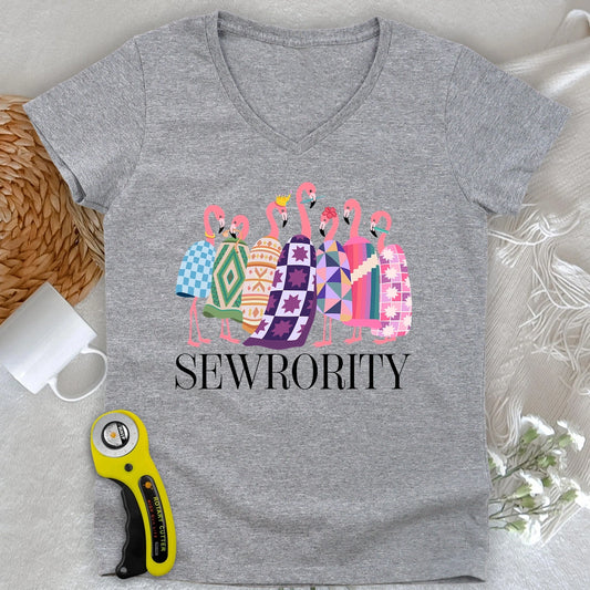 Sewrority Sisters Lady V-neck