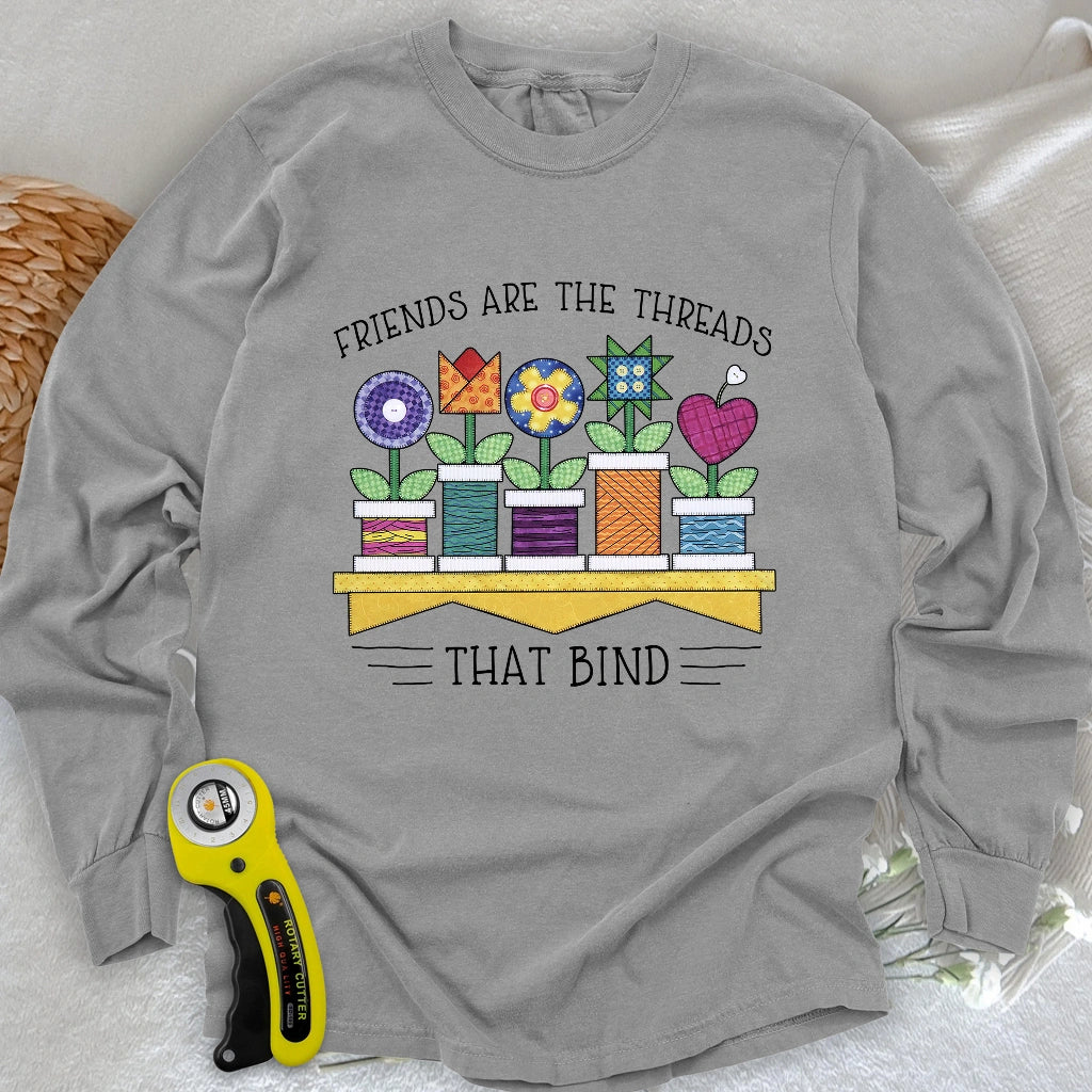 Spool Flowers Long Sleeve T-shirt