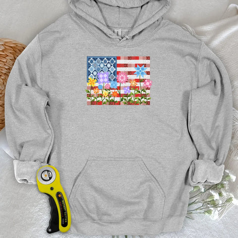 Felpa con cappuccio Stars, Stripes & Stitches