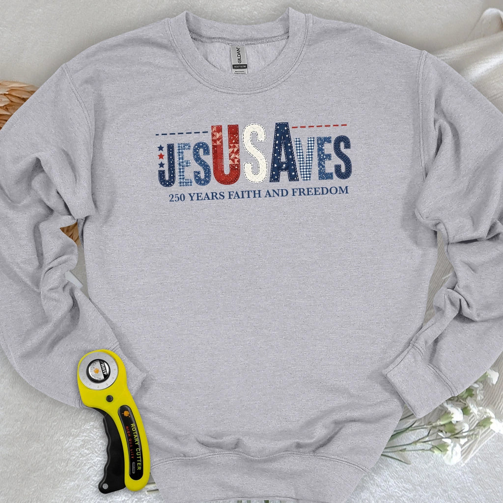 Stitching Faith Since 1776 Sweatshirt