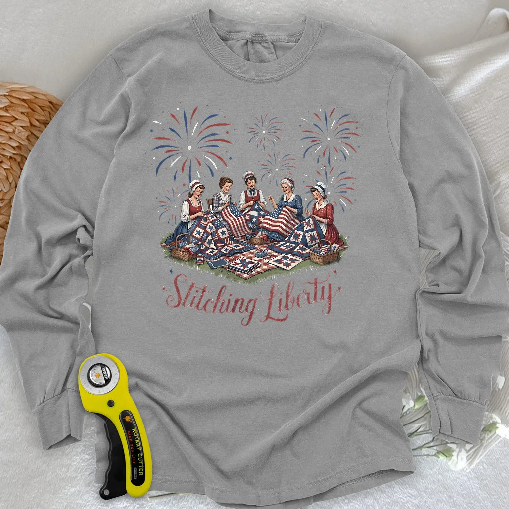 Stitching Liberty Long Sleeve T-shirt