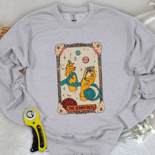 Tarot Card Seamstress Sweatshirt