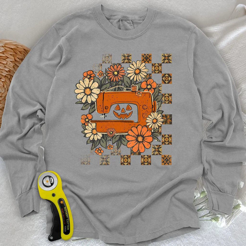 The Jack-o’-Quilter Long Sleeve T-shirt