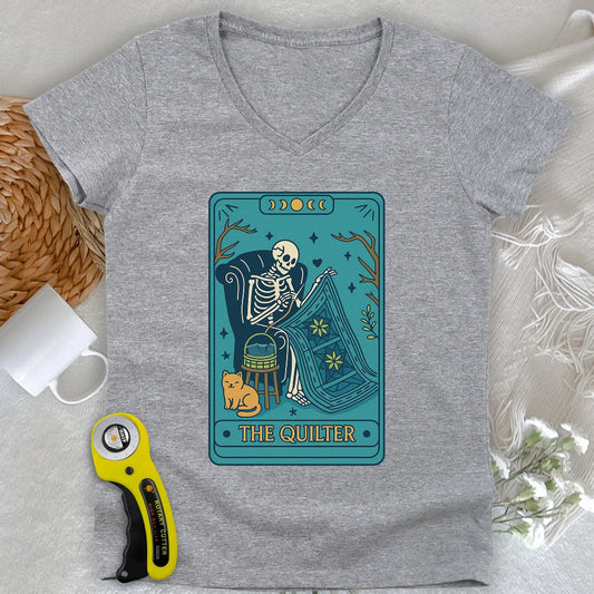 The Quilter Lady V-neck