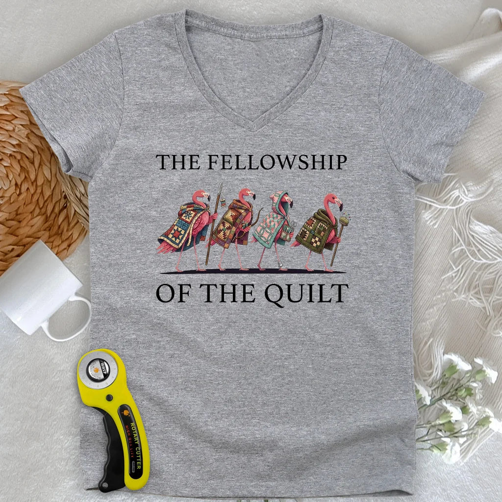 The Quilting Fellowship Lady V-neck
