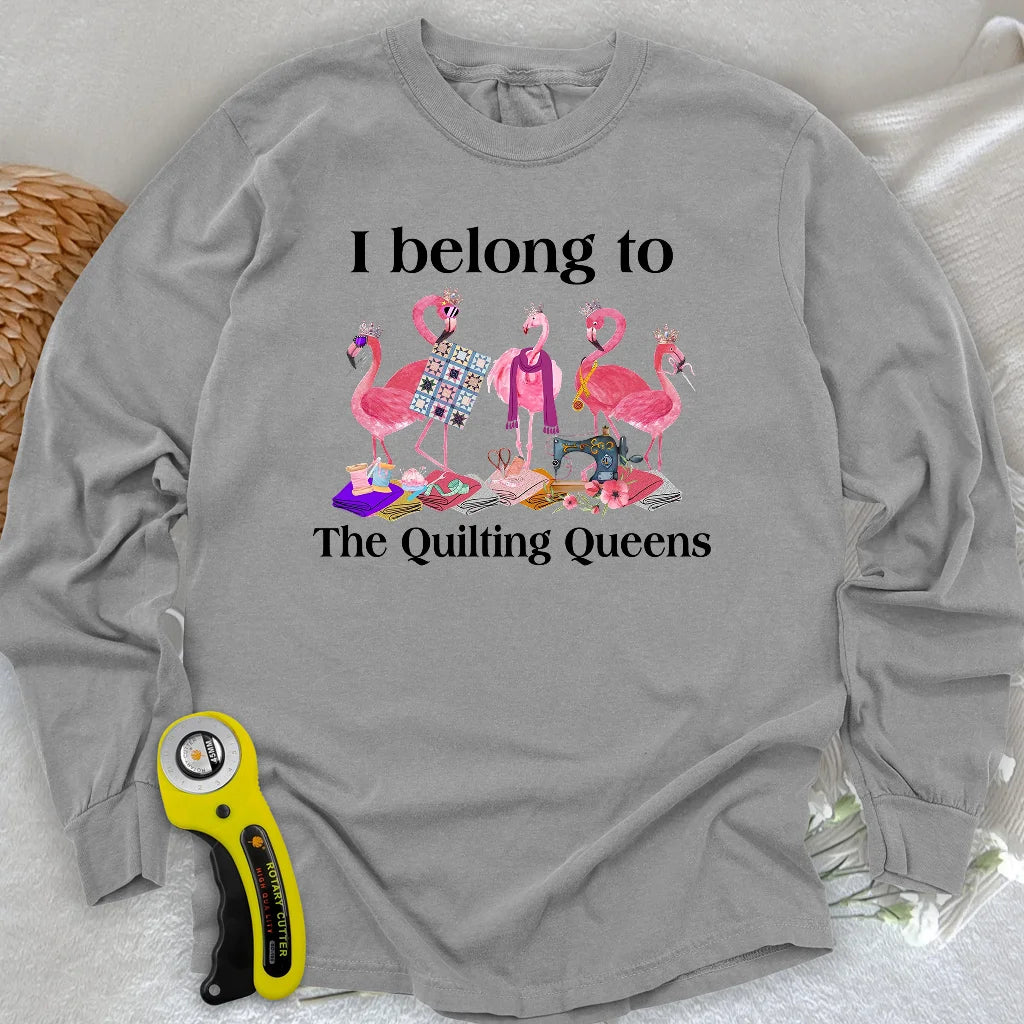 Das Quilting Queens Langarm-T-Shirt