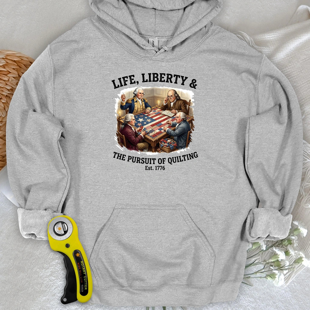 United We Quilt 1776 Hoodie