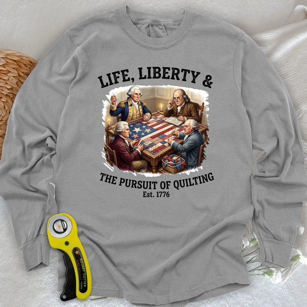 United We Quilt 1776 Long Sleeve T-shirt
