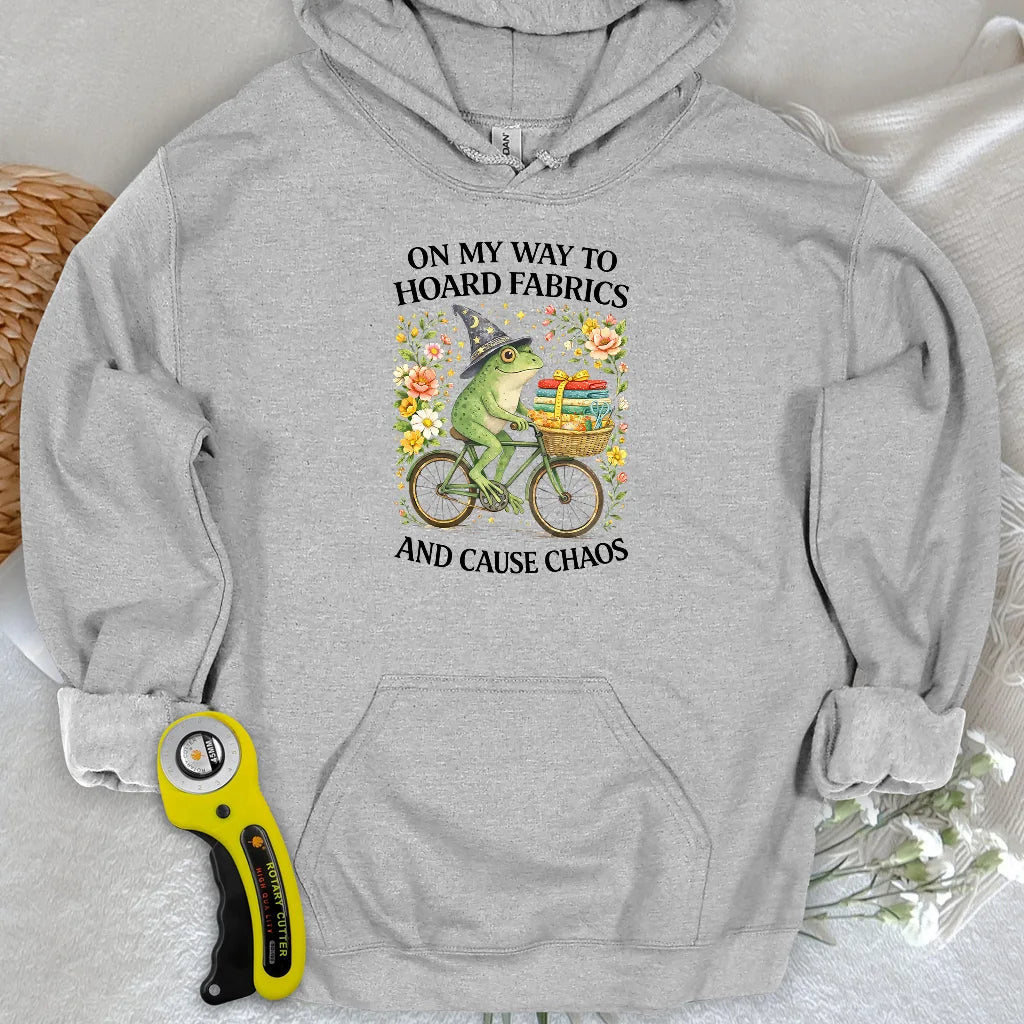 Way To Hoard Fabric Hoodie