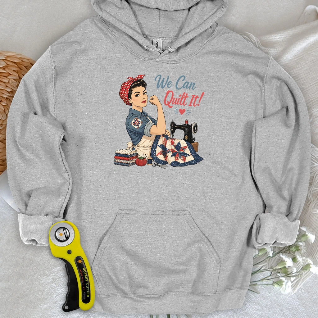 We Can Quilt It Hoodie