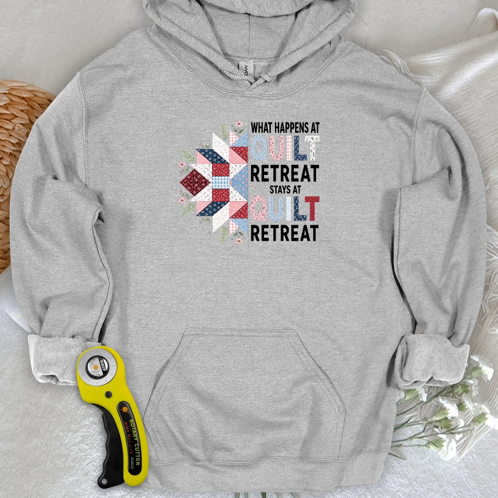 What Happens At Quilt Retreat Hoodie