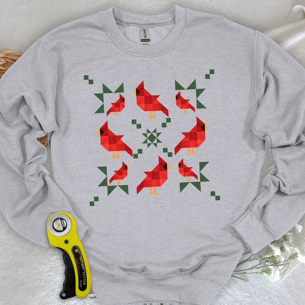 Wenn Kardinäle erscheinen Sweatshirt