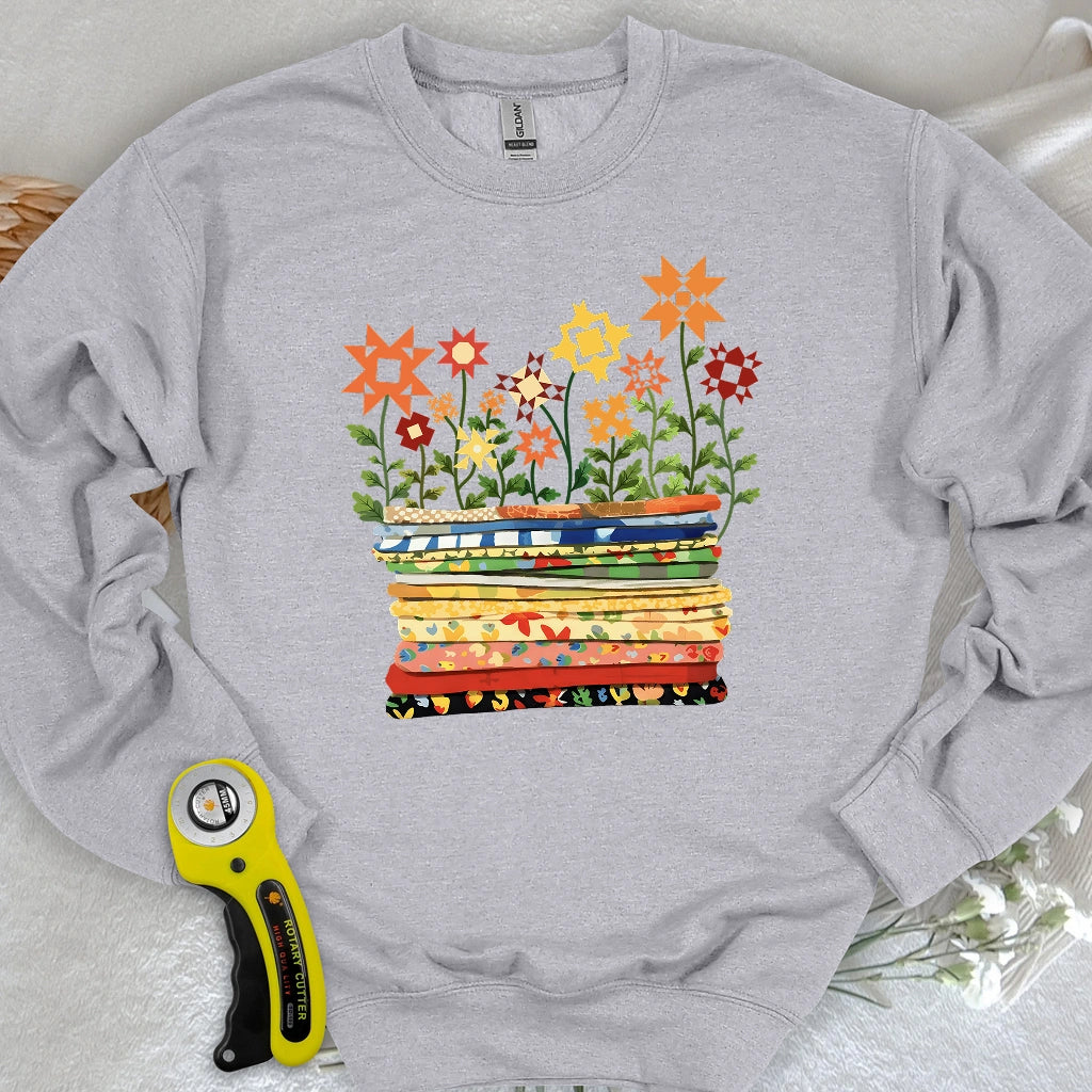 Le Sweatshirt Où les Couettes Fleurissent