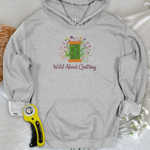 Felpa con cappuccio Wild About Quilting