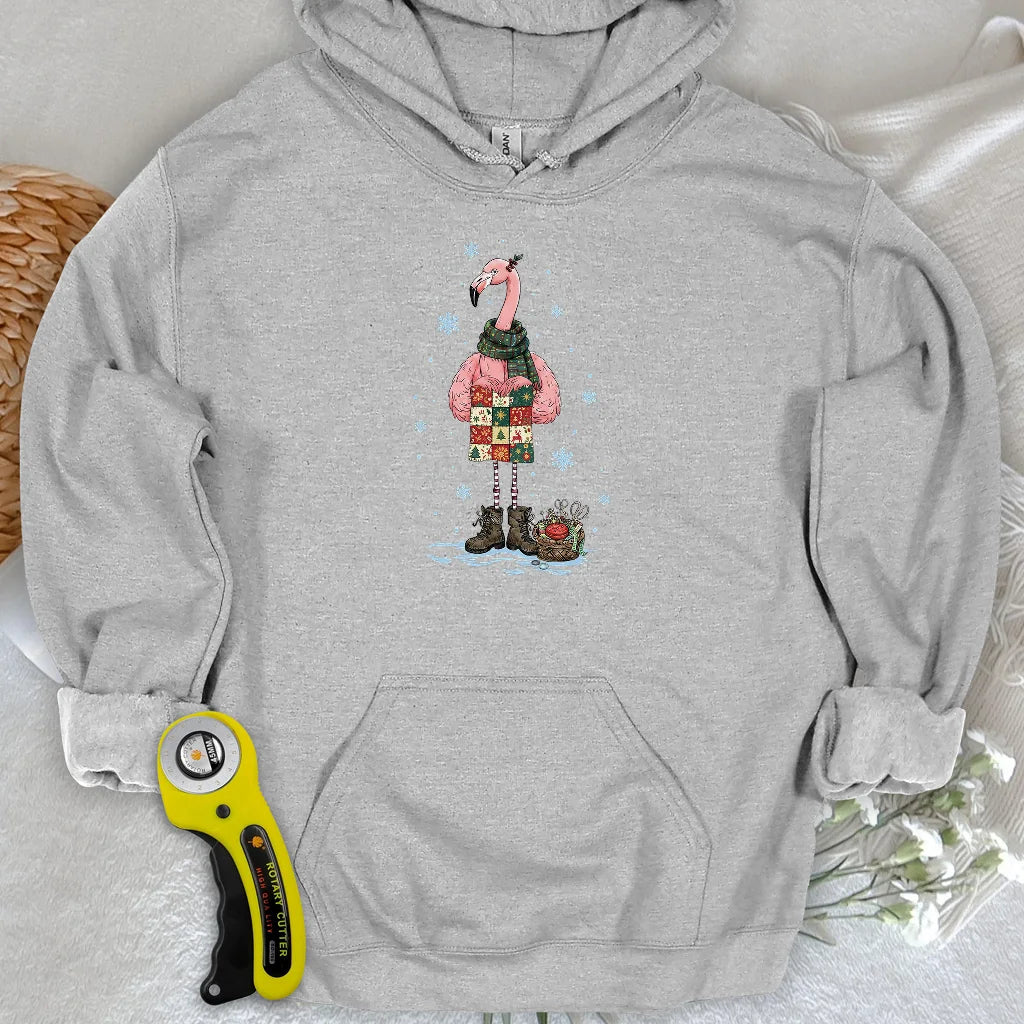 Winter Flamingo Hoodie