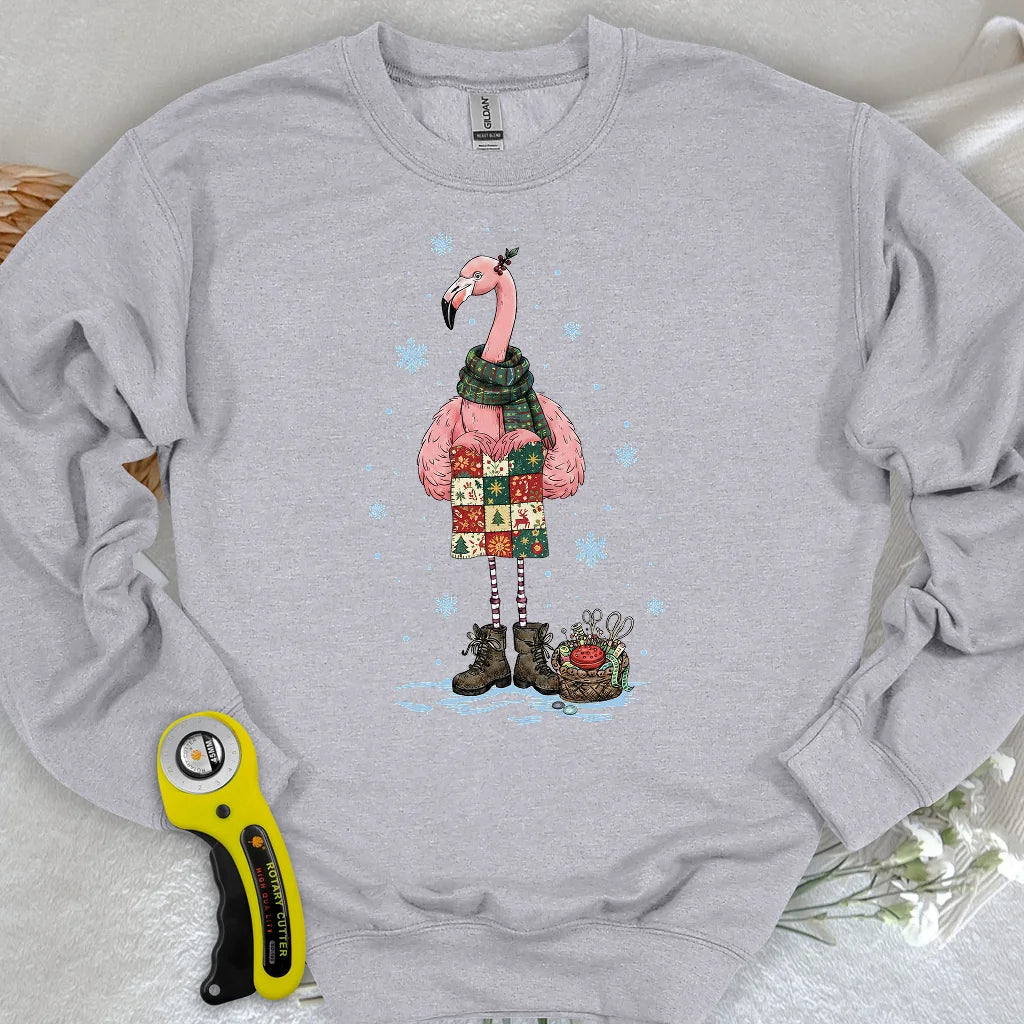 Winter Flamingo Sweatshirt