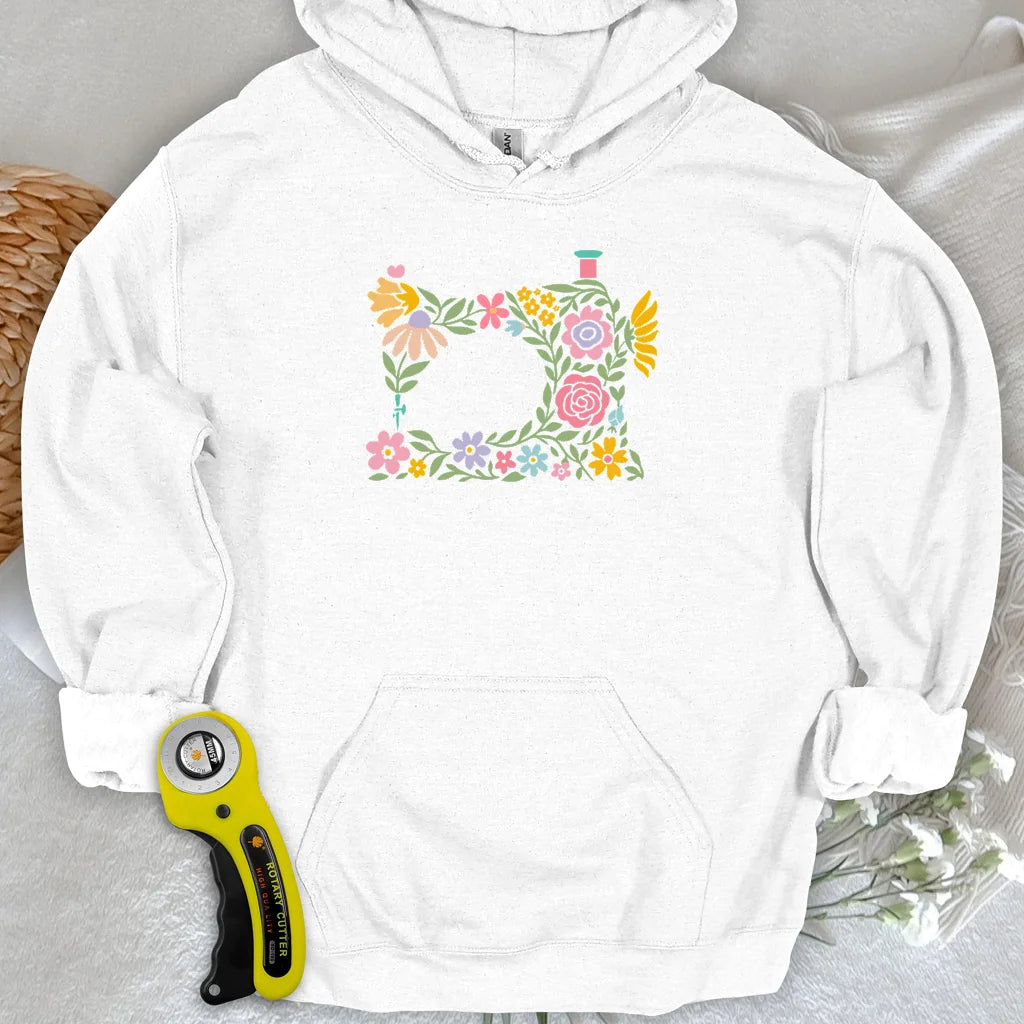 Abtract Flower Machine Hoodie