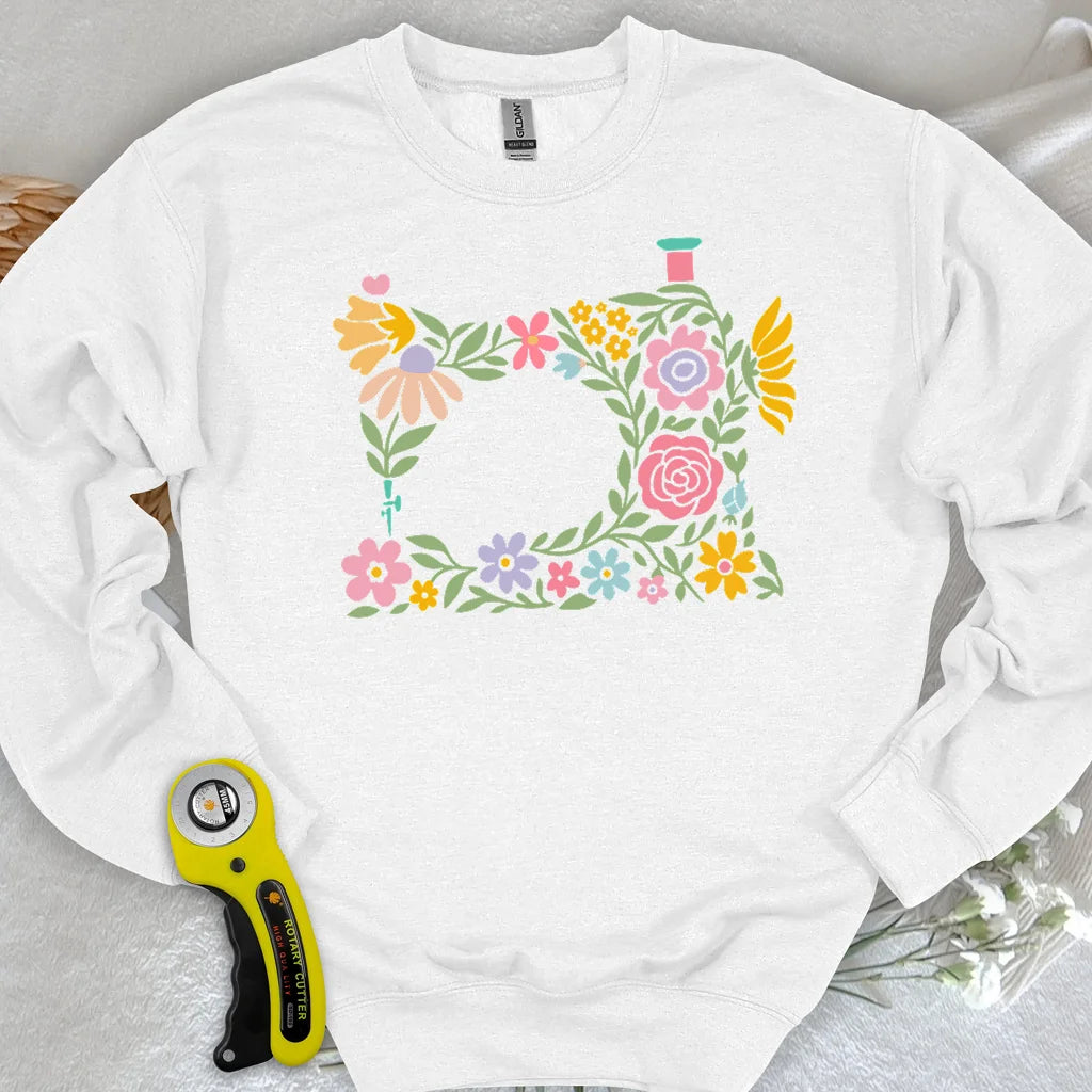 Abtract Flower Machine Sweatshirt