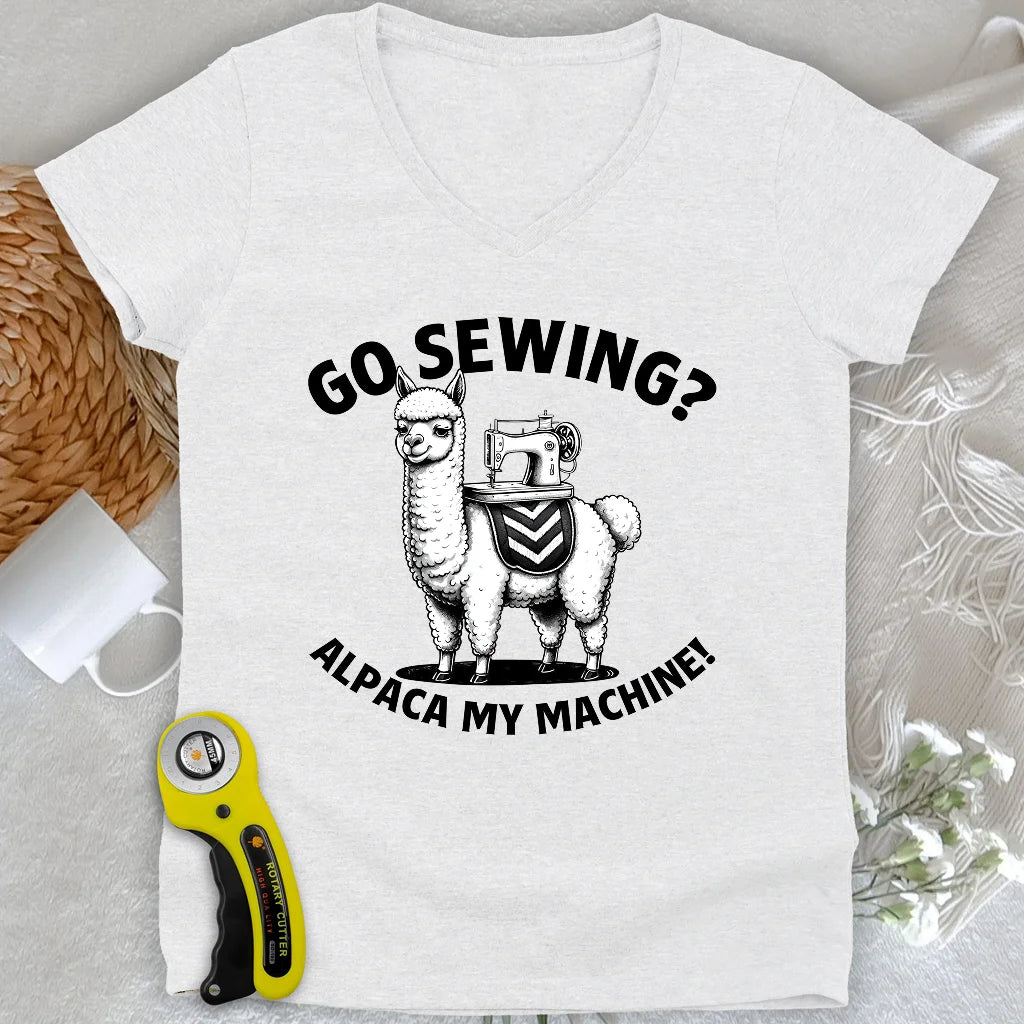 Alpaca Machine Lady V-neck