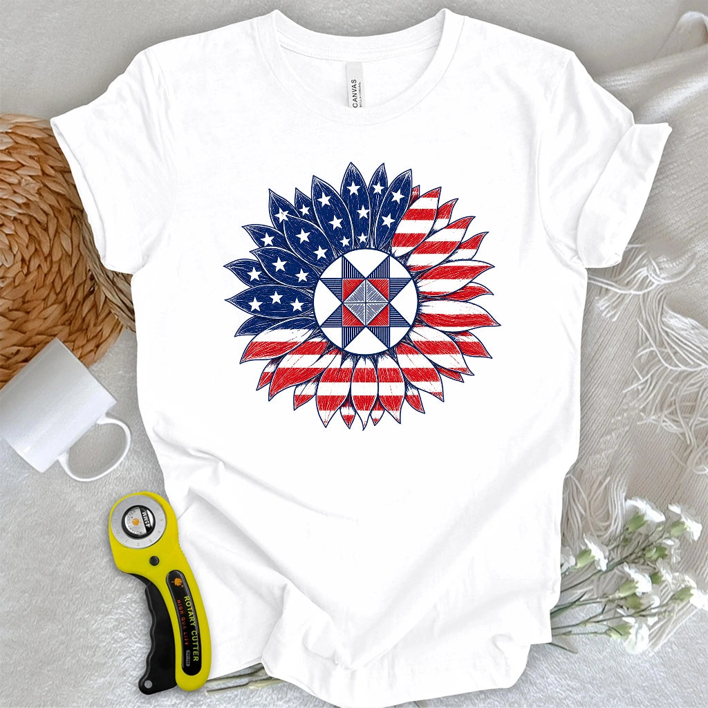 American Pride Sunflower T-shirt