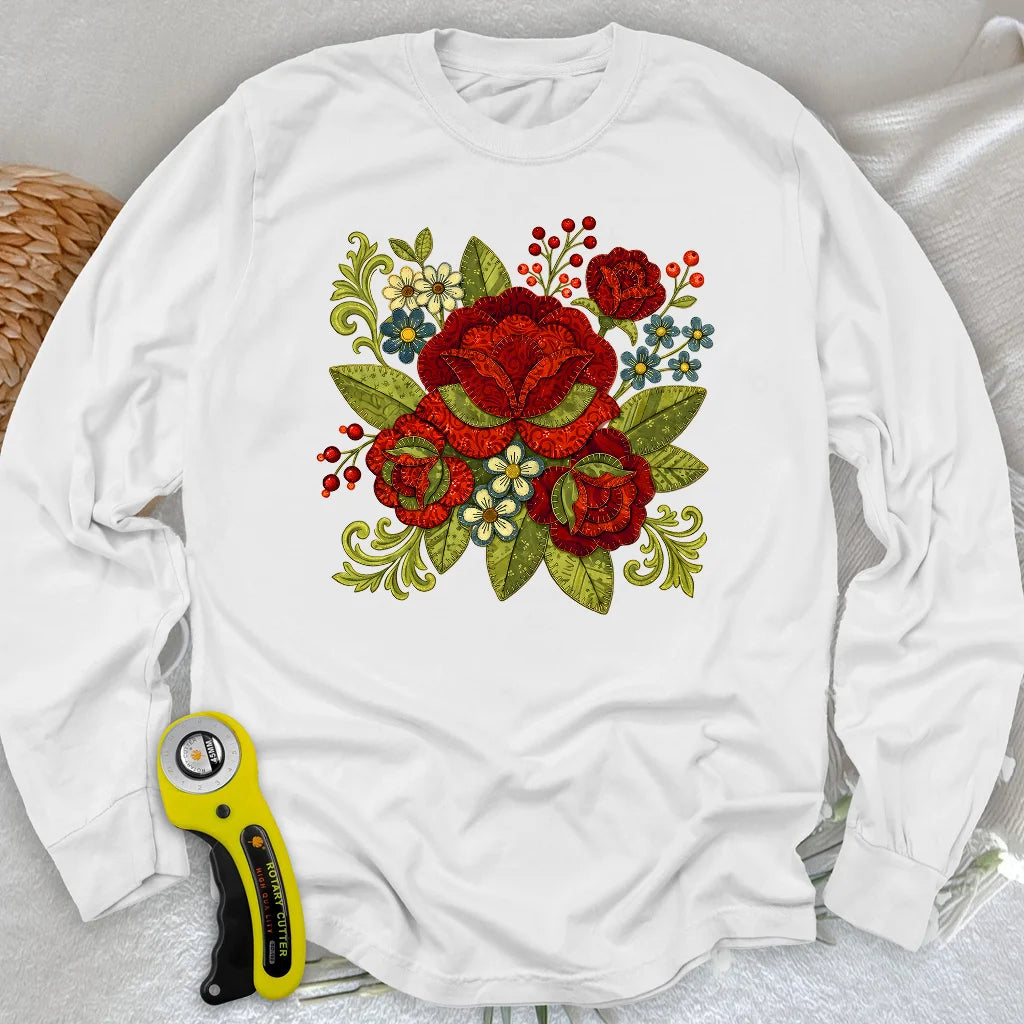 Appliqué Nerd Long Sleeve T-shirt
